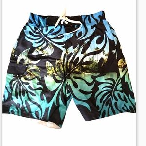 NEW Joe Boxer Pacific Island Shorts /Swim Trunks M